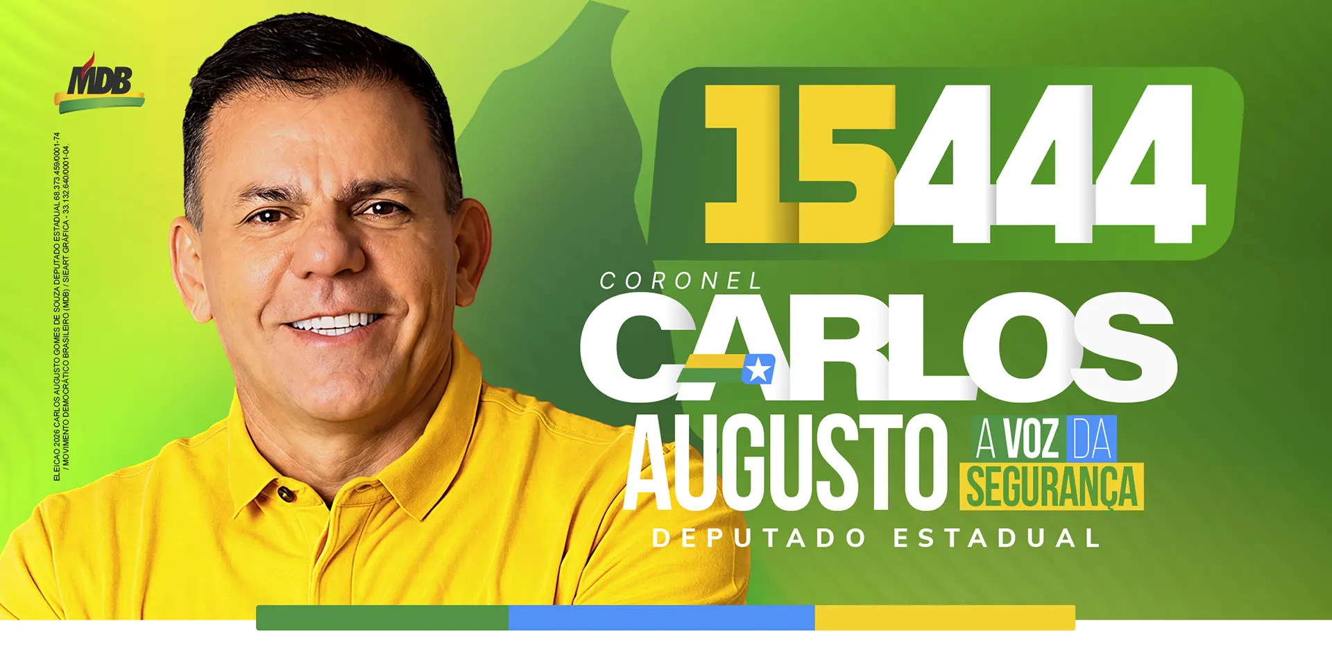 Coronel Carlos Augusto · 15444 · Deputado Estadual